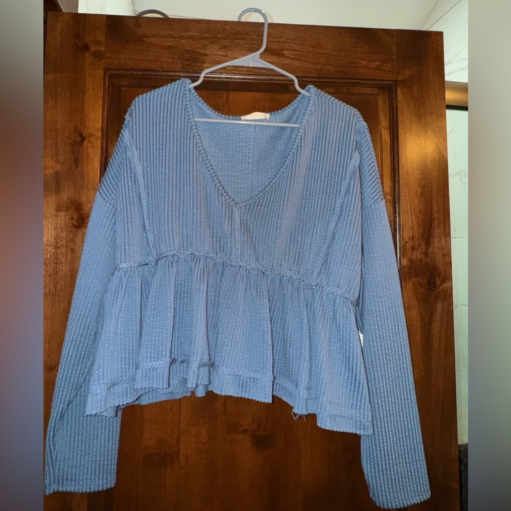NEW Altard State Blue Long Sleeve Shirt